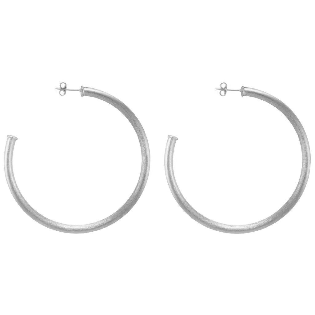 Silver Small Everybody’s Favorite Hoops