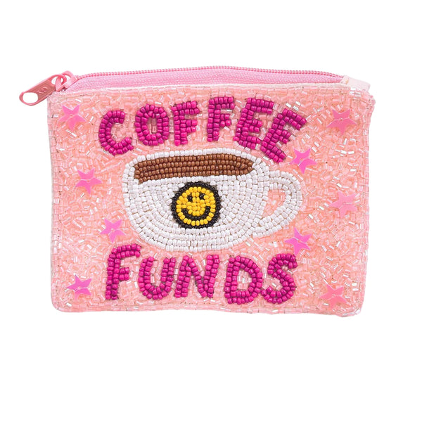Coffee Funds Keychain Pouch